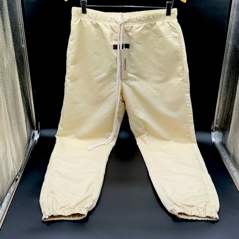 Essentials Fear of God Nylon sweatpants. Size M. Mens. Cream. like new!!